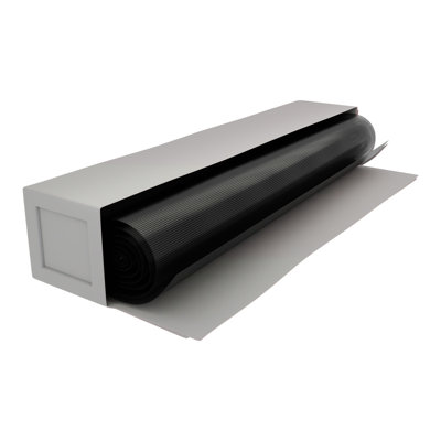 Brixwell 69-48 100 ft L Roll Screen Wire,30" W Charcoal Finish