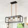 Modern 3-lights Rectangular Pendant Light Dimmable