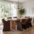 Modern Brown Velvet Dining Armchair Contemporary Upholstered Dining Chairs With Armrests For Kitchen, Dining Room, Or Home Office-965494297