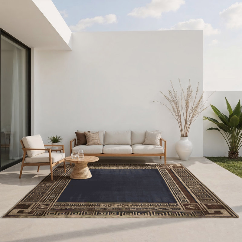 Tapis intérieur et extérieur Macedonian Pride, Rectangle 4' x 6'
