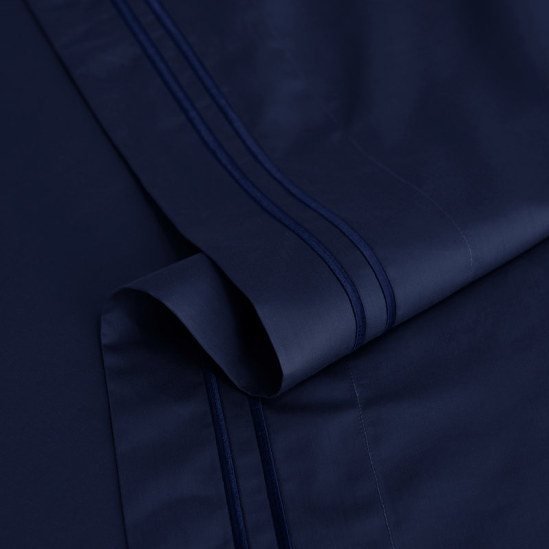 Cotton Blend, Full/Queen, Navy