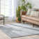 Maryclare Geometric Area Rug in Grey