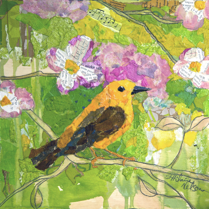 Signs Of Spring II by Elizabeth St. Hilaire - Wrapped Canvas Painting, 76cm H x 76cm W