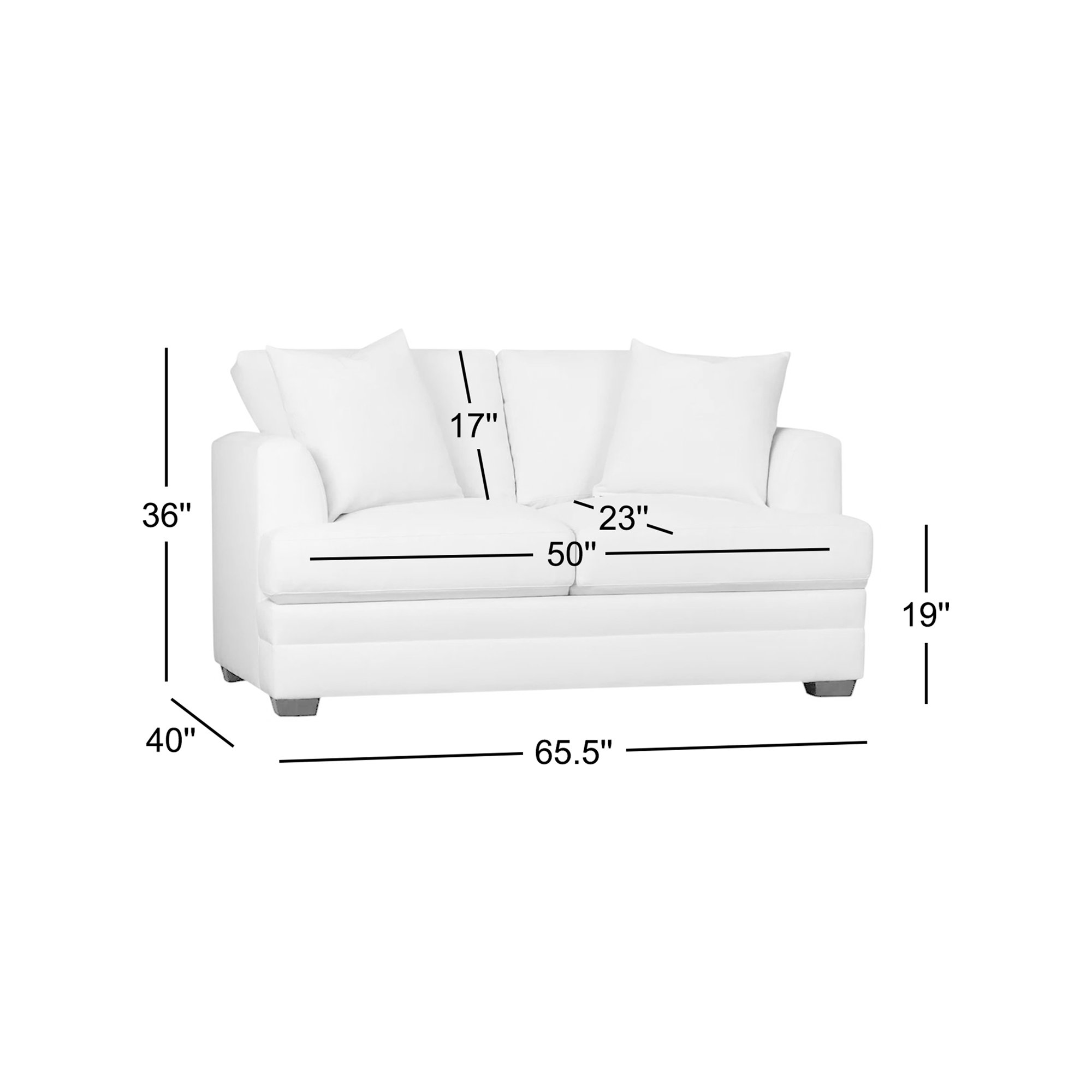 Edan Upholstered Sofa, Canvas Flax Sunbrella® Canvas