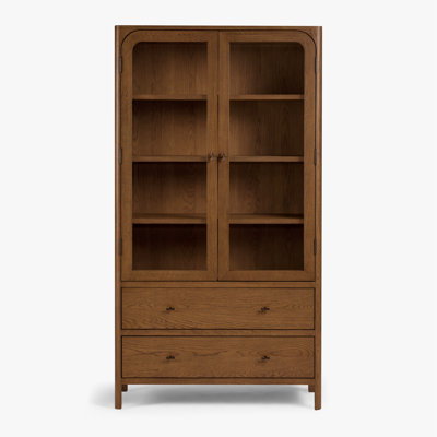 CALI DISPLAY CABINET, WALNUT