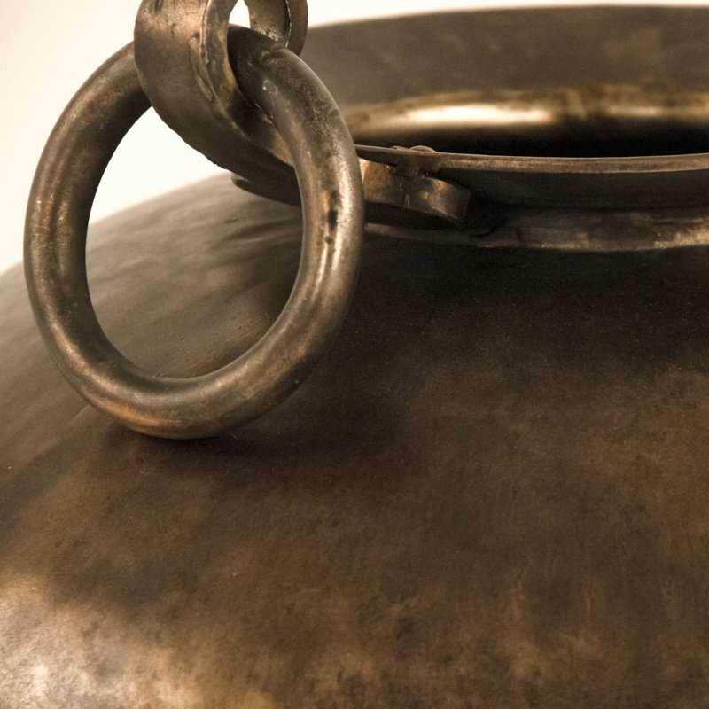 Metal Decorative Bowl, 23" H x 22.5" W x 22.5" D