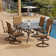 Naruram Rectangular Steel Outdoor Table