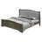 Louis Phillipe Bed With Faux Leather Panel Headboard-1603096485-1603096495