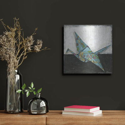 Crane' by Chariklia Zarris Metal Wall Art