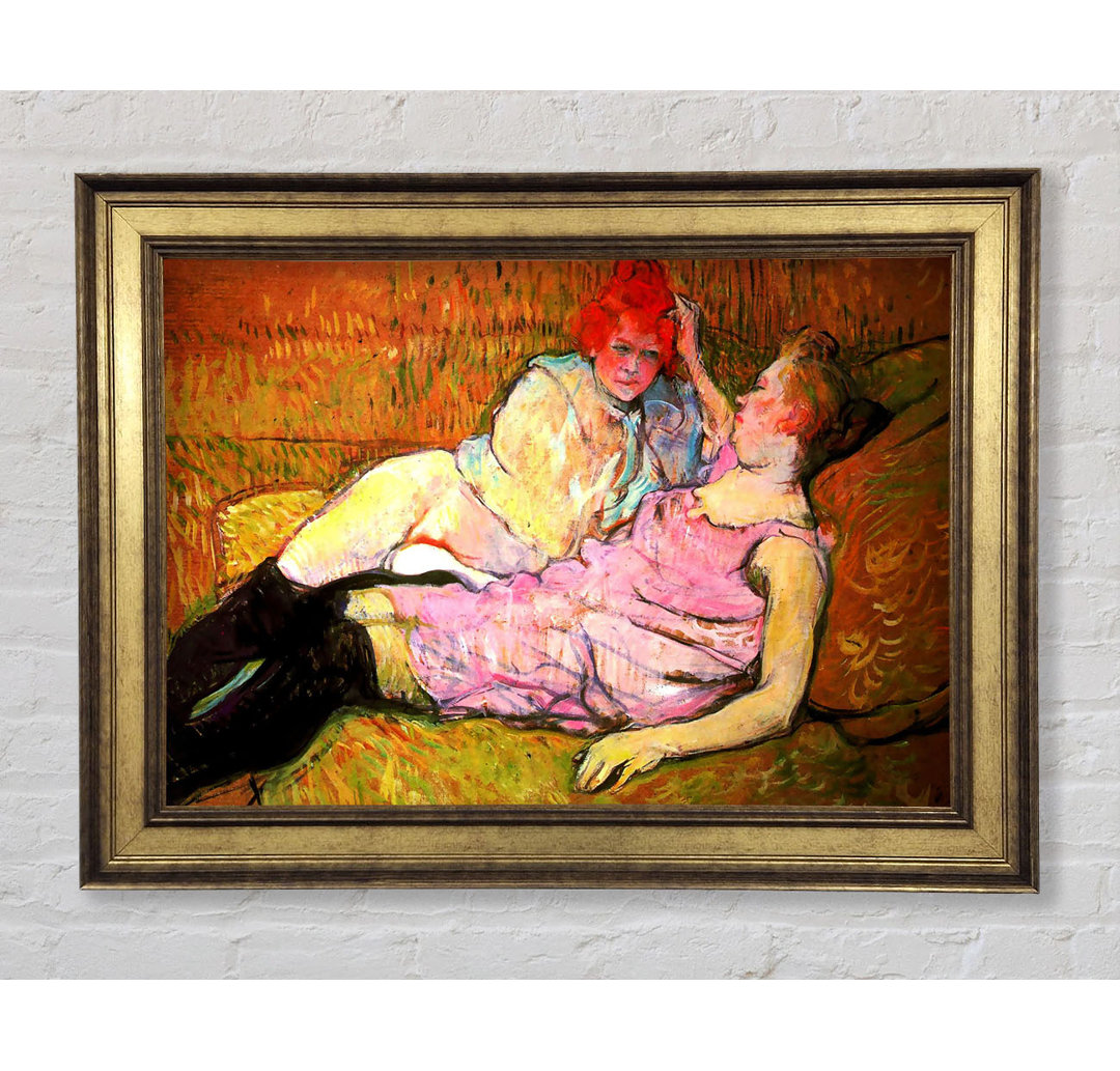 Toulouse Lautrec Das Sofa - Druck