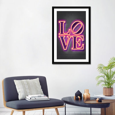 "Love" par Octavio Mielu-impression d’art textuel