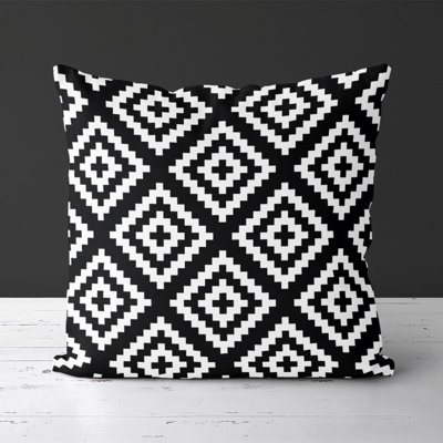 Housse de coussin et insert de coussin carré Dessie