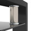 Table basse rectangulaire avec plateau de rangement en verre trempé et panneau de fibres à densité moyenne Fraiya-83077152-83077153