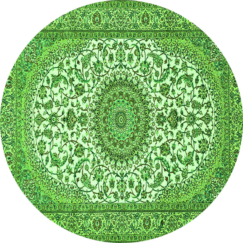 Tapis verts Traditional 657, Rond 8 pi