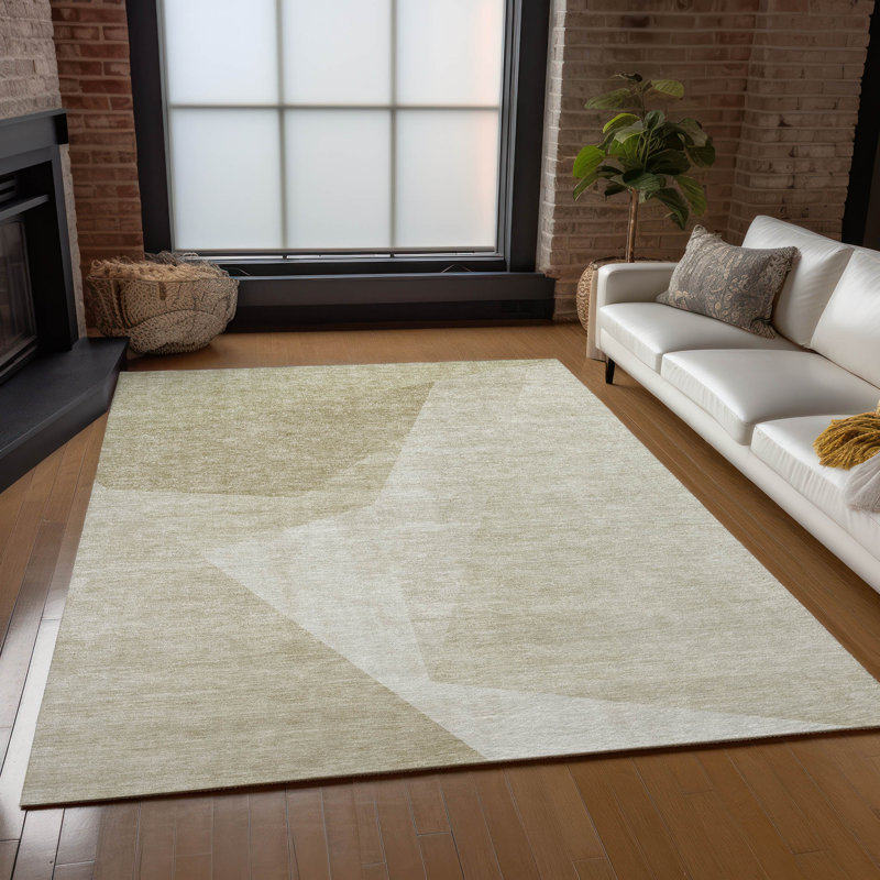 Tapis intérieur / extérieur Killingly avec envers antidérapant, Rectangle 9 pi x 12 pi