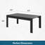 All-Weather Aluminum Patio Coffee Table, Modern Rectangle Outdoor Table, Patio Table-2047001984