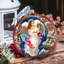 Holiday Splendor 5.5'' Handmade Glass Holiday Shaped Ornament