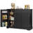 Bayview 33” Stand Kitchen Pantry with 3 Doors, 1 Drawer, Multiple Finish Options-1437612854