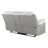 Bruni Grey Console Reclining Loveseat