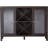 Kellison Wine Rack Bar Cabinet, Kitchen Sideboard and Buffet Table with Storage for Dining, Living Room