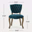 Chaise capitonnée KD (ensemble de 2)-1381028538
