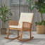 Chaise berçante d'extérieur en bois-62751737-62751738