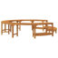 Hot Tub Surround Brown Solid Acacia Wood-697024930