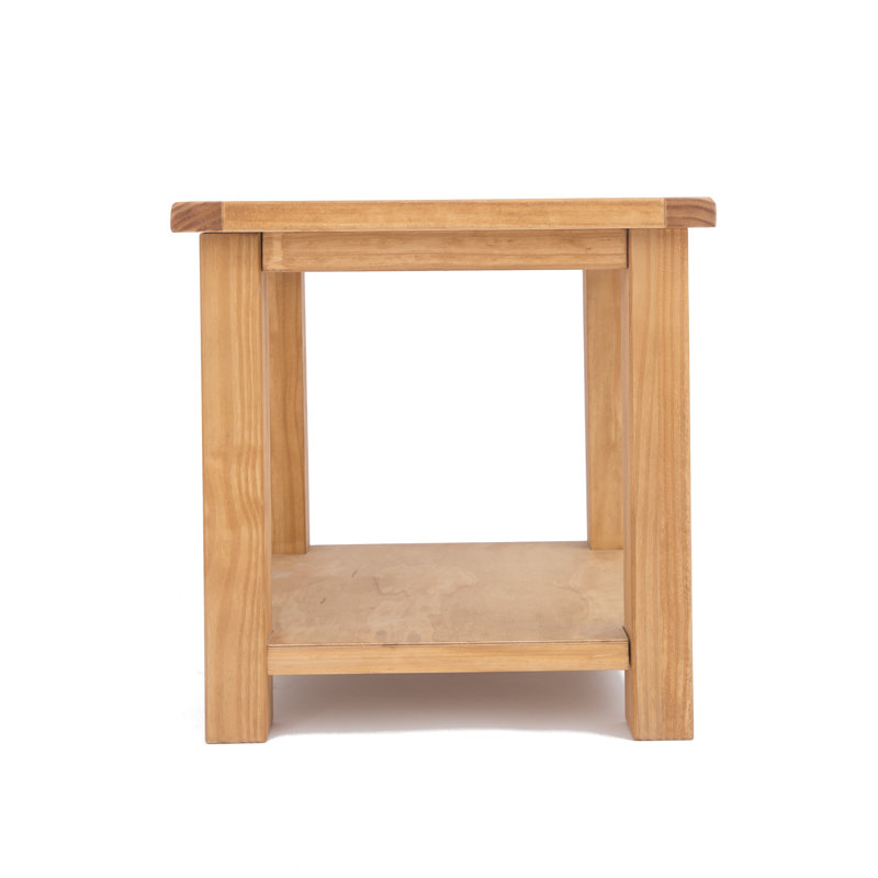 Abordale End Table, Waxed