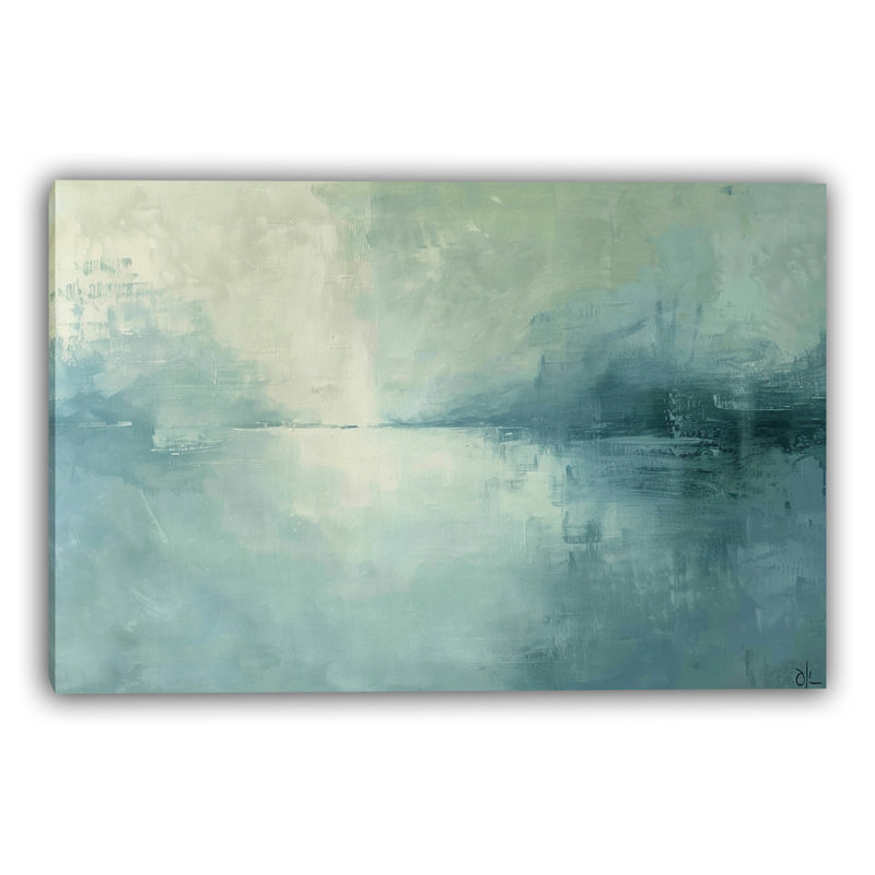 «Ocean Quietude», art mural sur toile tendue, L 40 po x H 30 po x P 1,5 po