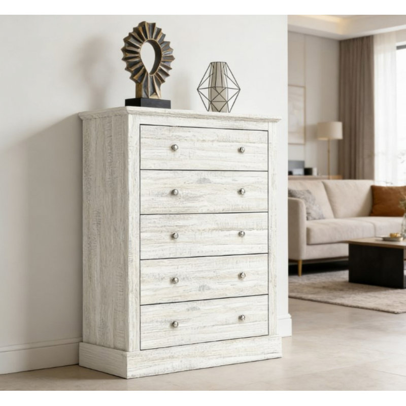 Commode avec tiroirs pour chambre à coucher, salon, Chêne