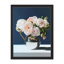 «White Rose Flower Bouquet In Vase Wall Art Floral Botanical Prints Decor For Living Room, encadré sur papier»-93487582-93487578