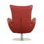 Chaise rembourrée en cuir véritable italien Global Global-1947663207