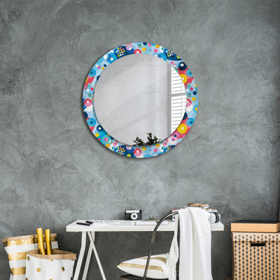 Huldar Glass Flat Wall Mirror