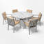 Ensemble repas d'extérieur 60 po L 6 personnes Mccorley