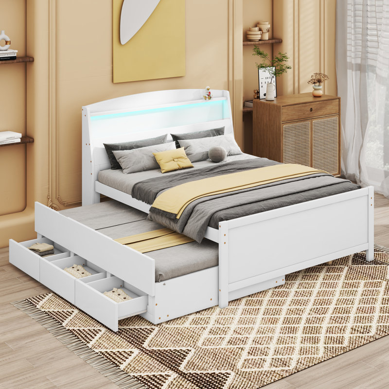 Platform Storage Bed, Full