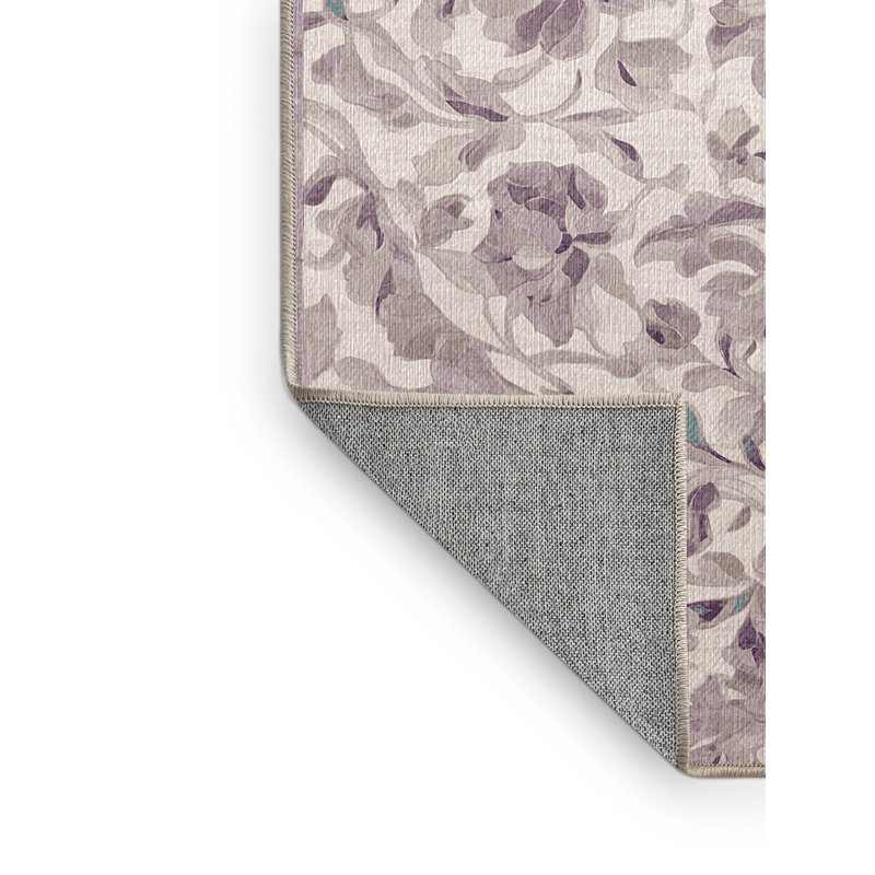 Machine Washable Beige Area Rug, Round 8'