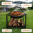 SereneLife 26'' W Kamado Charcoal Grill