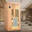 Porte de sauna basse infrarouge lointaine