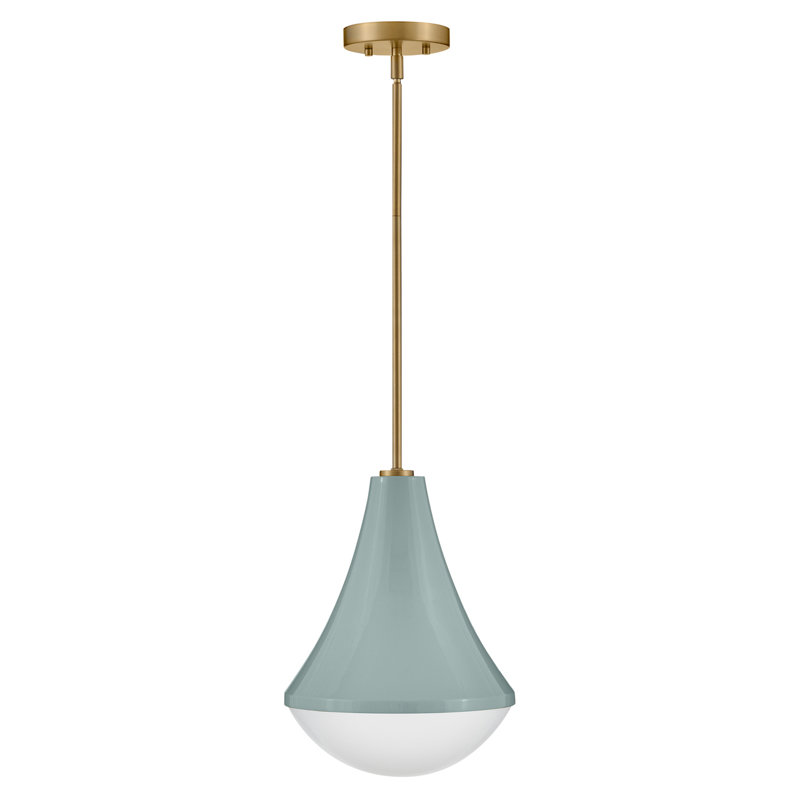 Luminaire suspendu Joss & Main Candace, Écume de mer