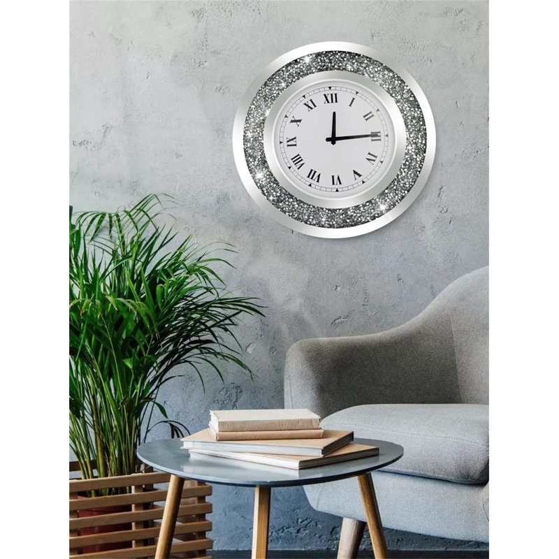 Glass Wall Clock