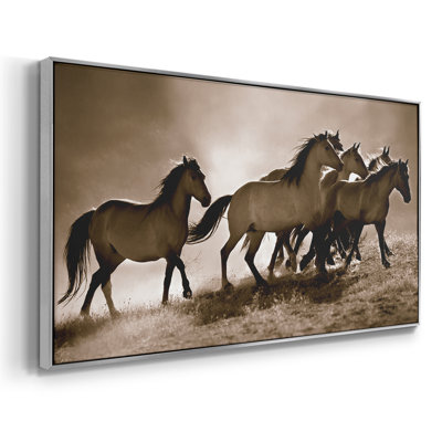 Wild Horses- Framed Gallery Wrapped Canvas -Ready to Hang