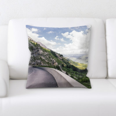 Microsuede Reversible Throw Pillow