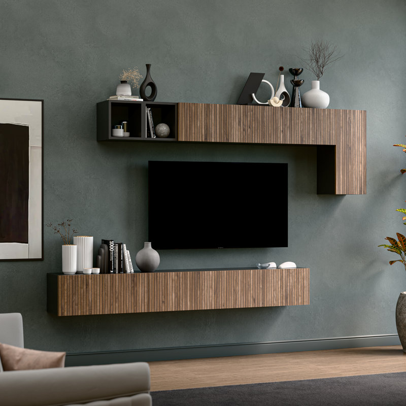 Sofia Entertainment Centre, Black;Brown