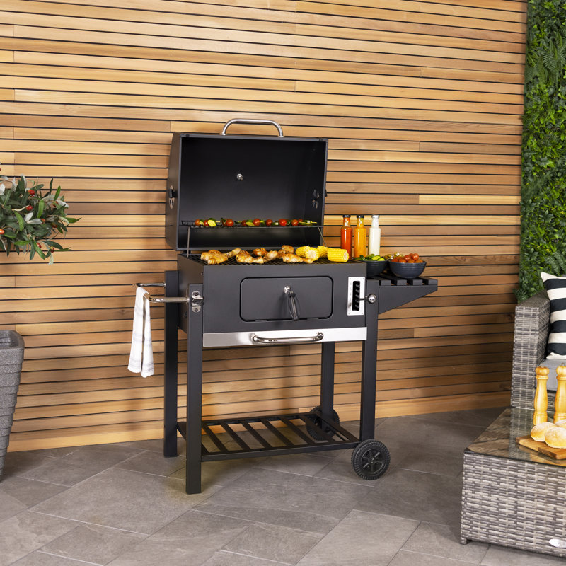 Crompton 112cm Barrel Charcoal BBQ