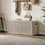 Banc en bois 40,2 po Cesiro, multifonctionnel avec rangement caché Cesiro-625903705-630995634