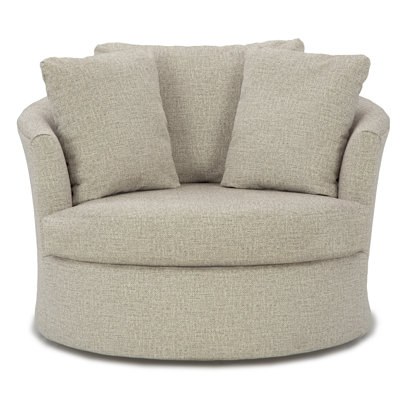 Ventura 49'' Oversized Swivel Barrel Chair