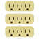 15 Tamper Resistant Triplex Outlet
