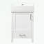 Meuble-lavabo de salle de bain avec lavabo en céramique, une porte et un tiroir-1552603202