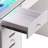 Pre‑Assembled Large 59" Makeup Vanity Desk, RGB Light Strip Glass Top Dressing Table with 13 Drawers, USB‑C Port, Easy 3‑Piece Assembly-180762968