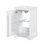 Meuble-lavabo de 20 po avec lavabo, armoire de porte et tablettes réglables-102619246